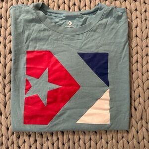 Converse Short Sleeve Tee - Red, Blue, White